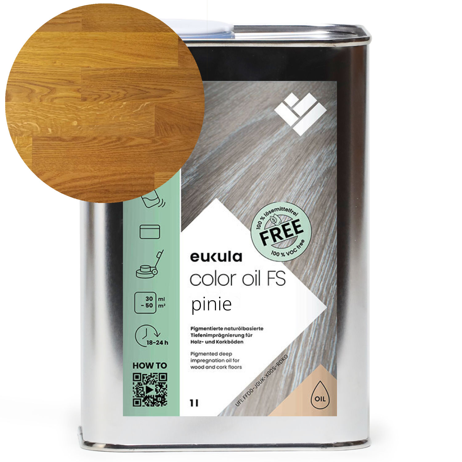 Euku Color Oil FS Pinie 1,0 Liter