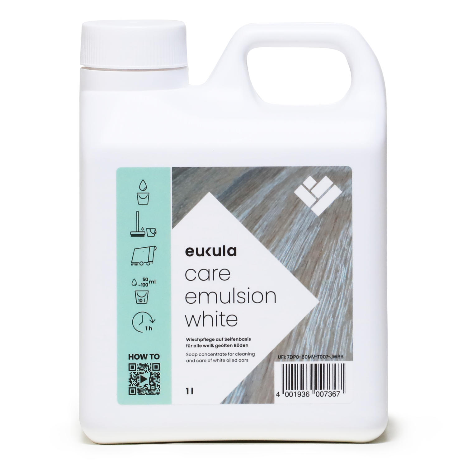 Euku Care Emulsion weiss 1,0 Liter