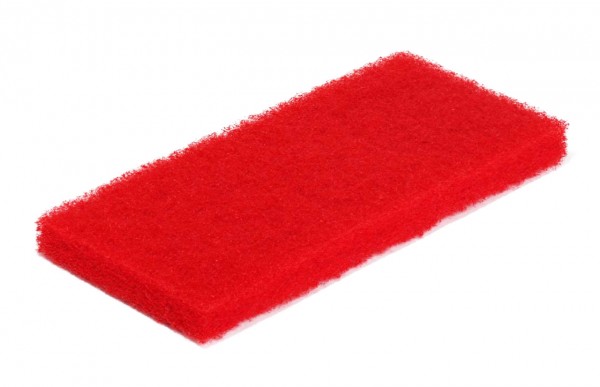 Rotes Super-Reinigungspad groß