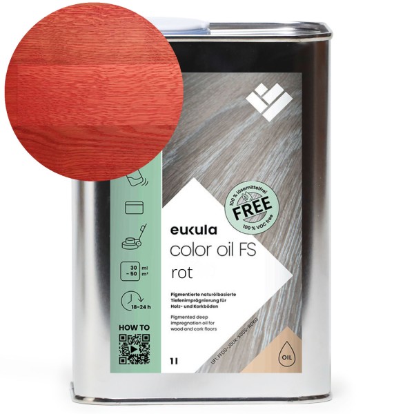 Euku Color Oil FS Rot 1,0 Liter