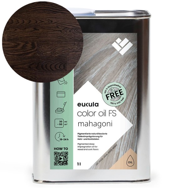 Euku Color Oil FS Mahagoni 1,0 Liter